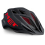 Fahrradhelm MET Crackerjack youth schwarz/rot