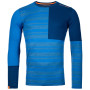 Herren-Funktionsshirt Ortovox 185 Rock'N'Wool Long Sleeve blau JustBlue