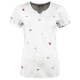 Damen-Funktionsshirt Chillaz Tao Flower grau Grey Sprayed