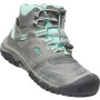 Kinderschuhe Keen Ridge Flex Mid Wp Youth hellgrau grey/blue tint