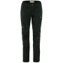 Damenhose Fjällräven Kaipak Trousers Curved W schwarz black