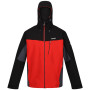 Herrenjacke Regatta Birchdale schwarz/rot Seville/Blck