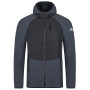 Herren Softshell-Jacke Loap Urcael grau Ombre Blue/Black
