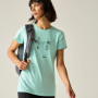 Damen-T-Shirt Regatta Womens Fingal Stretch