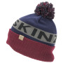 Wintermütze SealSkinz Water Repellent Cold Weather Bobble Hat blau/rot NavyBlue/Gray/Red