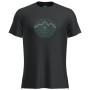Herren-Funktionsshirt Icebreaker Men Merino 125 Cool-Lite™ Sphere III SS Tee Vision Grid schwarz Black
