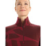 Damen Funktions-Sweatshirt Icebreaker 250 Vertex LS Half Zip Fractured Landscapes