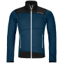 Herren-Fleecejacke Ortovox Fleece Light Jacket M blau/schwarz Deep Ocean