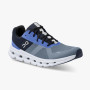Herren Laufschuhe On Running Cloudrunner grau/blau Metal/Midnight