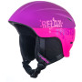 Kinder Skihelm Relax Twister dunkelrosa/rosa