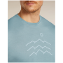 Herren-Funktionsshirt Icebreaker Merino Blend 125 Cool-Lite™ Sphere SS Tee Across the Peaks