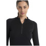 Damen-Funktionsshirt Icebreaker Women 300 MerinoFine™ Polar LS Half Zip