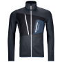 Herren-Sweatshirt Ortovox Fleece Grid Jacket schwarz BlackSteel