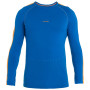 Herren-Funktionsshirt Icebreaker M ZoneKnit 200 LS Crewe blau Lazurite/Solar/Cb