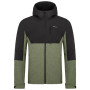Herren Softshell-Jacke Loap Lustav grün/schwarz zelená