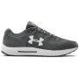 Herren Laufschuhe Under Armour Micro G Pursuit BP grau/weiß Pitch Gray / White / White