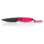 Messer Acta non verba P100 Dlc/Plain edge rosa Pink