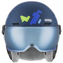 Kinder Skihelm Uvex Rocket Jr. Visor