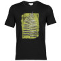 Herren-T-Shirt Icebreaker Tech Lite II SS Tee Fern Imprint schwarz black
