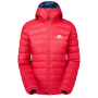 Damen Daunenjacke Mountain Equipment Frostline Wmns Jacket rot Capsicum/Majolica