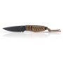Messer Acta non verba P100 Dlc/Plain edge braun Coyote