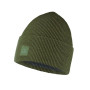 Mütze Buff Crossknit Hat dunkelgrün Solid Camouflage