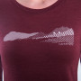 Damen-T-Shirt Sensor Merino Air Pt Hills dl.rukáv