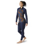 Damen-Funktionsshirt Smartwool W Merino 250 Bl Pattern 1/4 Zip Boxed