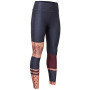 Damen-Leggings Silvini Veniana schwarz/orange charcoal-orange