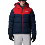 Herren-Winterjacke Columbia Iceline Ridge™ Jacket blau/rot Collegiate Navy, Mountain Red