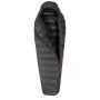 Daunenschlafsack Patizon R600 M (171-185 cm) schwarz All Black / Red zipper