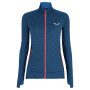 Damen-Sweatshirt Salewa Pedroc Pl R W Fz. dunkelblau Navy Blazer Melange/6080