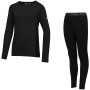 Kinder-Funktionsset Zulu Merino 240 Long schwarz Black