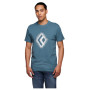 Herren-T-Shirt Black Diamond M Chalked Up 2.0 Ss Tee