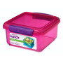 Lebensmittelbox Sistema Lunch Plus 1,2l rosa