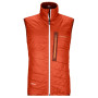 Herrenweste Ortovox Swisswool Piz Cartas Vest M orange ClayOrange