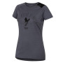 Damen-Funktionsshirt Husky Merino 100 kr. rukáv Sheep grau