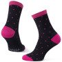 Socken Warg Happy Merino W Mini Dots schwarz/rosa Black/Pink