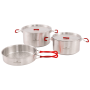 Topfset Robens Sierra Steel Cook Set L silber Silver