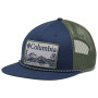 Baseballmütze Columbia Flat Brim Snap Back blau/grün Collegiate Navy, Stone Green, Lakeside