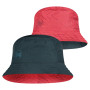 Hut Buff Travel Bucket Hat rot/schwarz Redblack