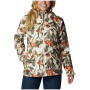 Damenjacke Columbia W Inner Limits II grün/weiß Chalk Floriculture Print