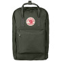 Rucksack Fjällräven Kanken 17" mattschwarz 662 deep forest