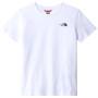 Kinder-T-Shirt The North Face Teens S/S Simple Dome Tee weiß Tnf White/Tnf Black