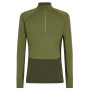 Herren-Funktionsshirt Icebreaker Men Mer 200 ZoneKnit LS Half Zip dunkelgrün Dkloden/Spha/Cb