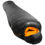 Daunenschlafsack Mountain Equipment Glacier 1000 Regular schwarz/orange Me-01595 Obsidian
