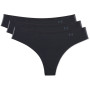 Damenhöschen Under Armour PS Thong 3 Pack schwarz Black/Black/Black