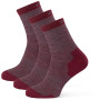 Socken Warg Happy Merino W Mini Mix 3 pack weinfarbe Wine/Grey