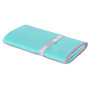 Handtuch Zulu Luxury 40x80 cm blau/rosa Aqua/Pink