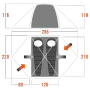 Wanderzelt Vango Exedra 200